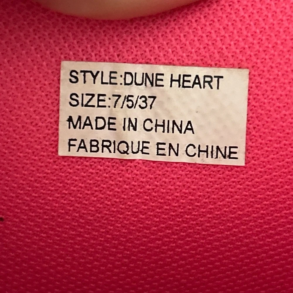 YRU Boots Womens 7 Pink Patent Leather Platform‎ Y2K Kawaii Statement Dune Heart